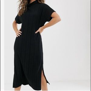 Ribbed Midi T-Shirt Dress